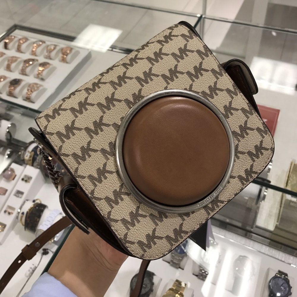 MK Studio Scout Molded Logo Crossbody Camera Bag